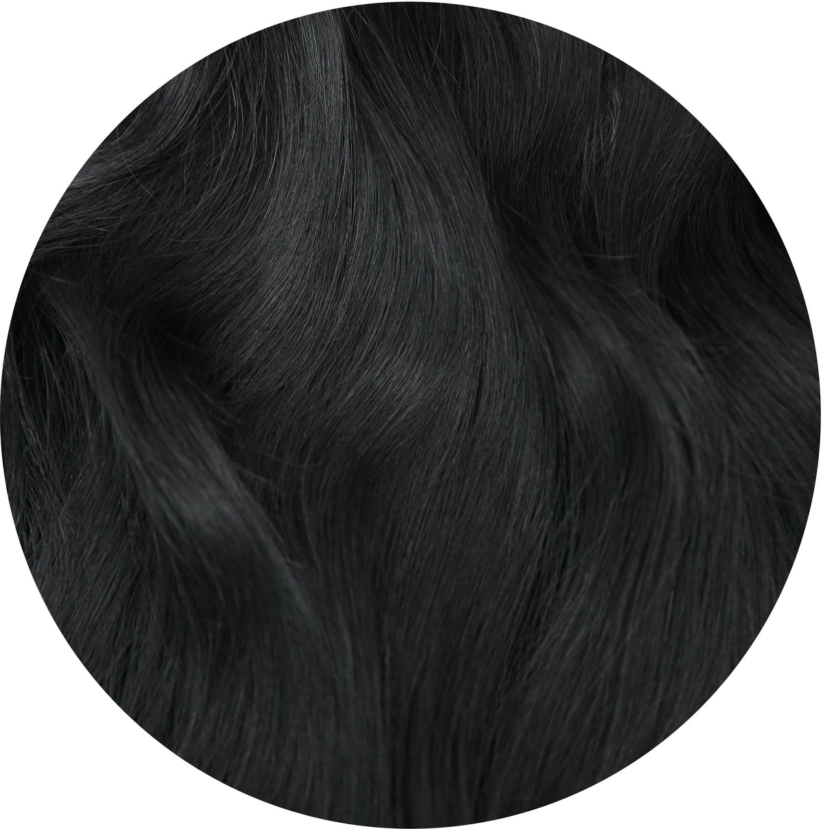 #1B Off-Black Classic Clip In Hair Extensions 9pcs