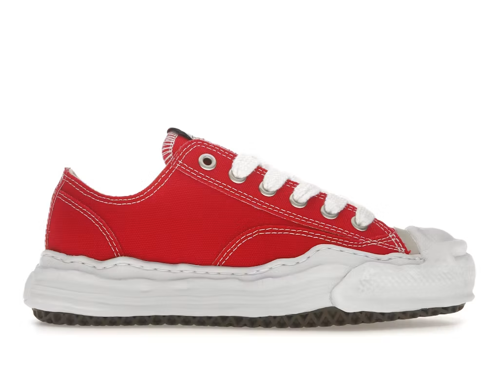 Maison Mihara Yasuhiro Hank OG Sole Canvas Low Red