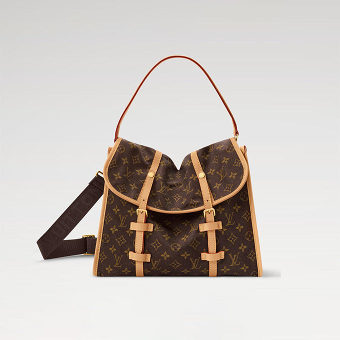 Louis Vuitton jet lag monogram silk tech shoulder bag